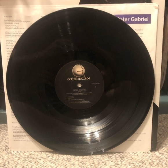 Peter Gabriel LP So 1986 NM Vinyl Beauty - Picture 7 of 10